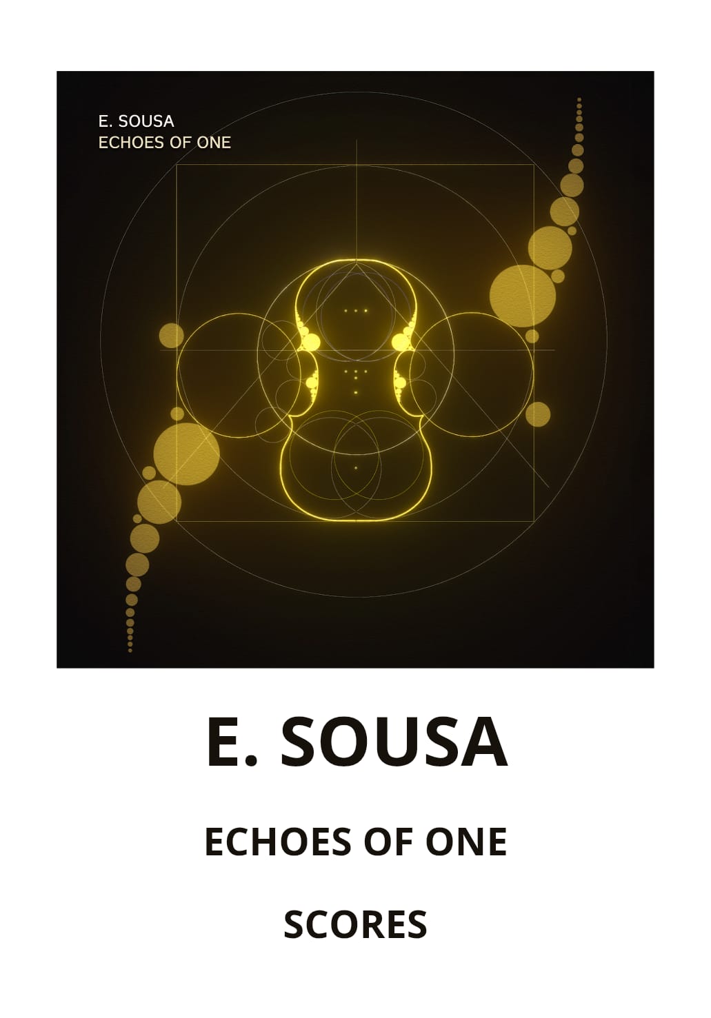 Music scores for the entire debut EP "Echoes of One" from the composer, violinist and music producer E. Sousa, also known as Eduardo Sousa's debut EP "Echoes of One" Doublebass, Cello, Viola, Violins and Violin Solos music sheets for purchase. Composer E. Sousa releases his first EP “Echoes of One” which features a set of original songs from different moments in his career and marks the first of several thematic EPs to come. "Echoes of One" focuses on the composer's emotional world and explores various themes such as love, perseverance, dedication and ambition, functioning as a reflection of the importance of different places, people and particular stages of his life. “Echoes of One” is a purely instrumental EP that uses mainly the warmth and softness of string instruments to take us on a journey that, despite being personal, is easily identifiable and that delves into what life is and the reality of existence. With a distinctly cinematic tone and a musical language that is identifiable as his own, E. Sousa brings his inner world to life and invites us to embark on a journey into the corners of our innermost being and of what humanity is.